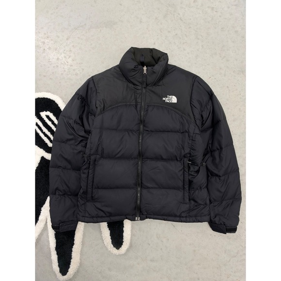 The North Face Jackets & Blazers - The North Face 700 Down Puffer Jacket Womens Small Black Full Zip Coat BS556628